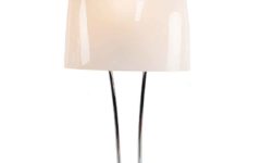 VeArt Masha table lamp round chrome base opal glass lampshade 1990s design: Jeannot Cerutti Artemide Italy