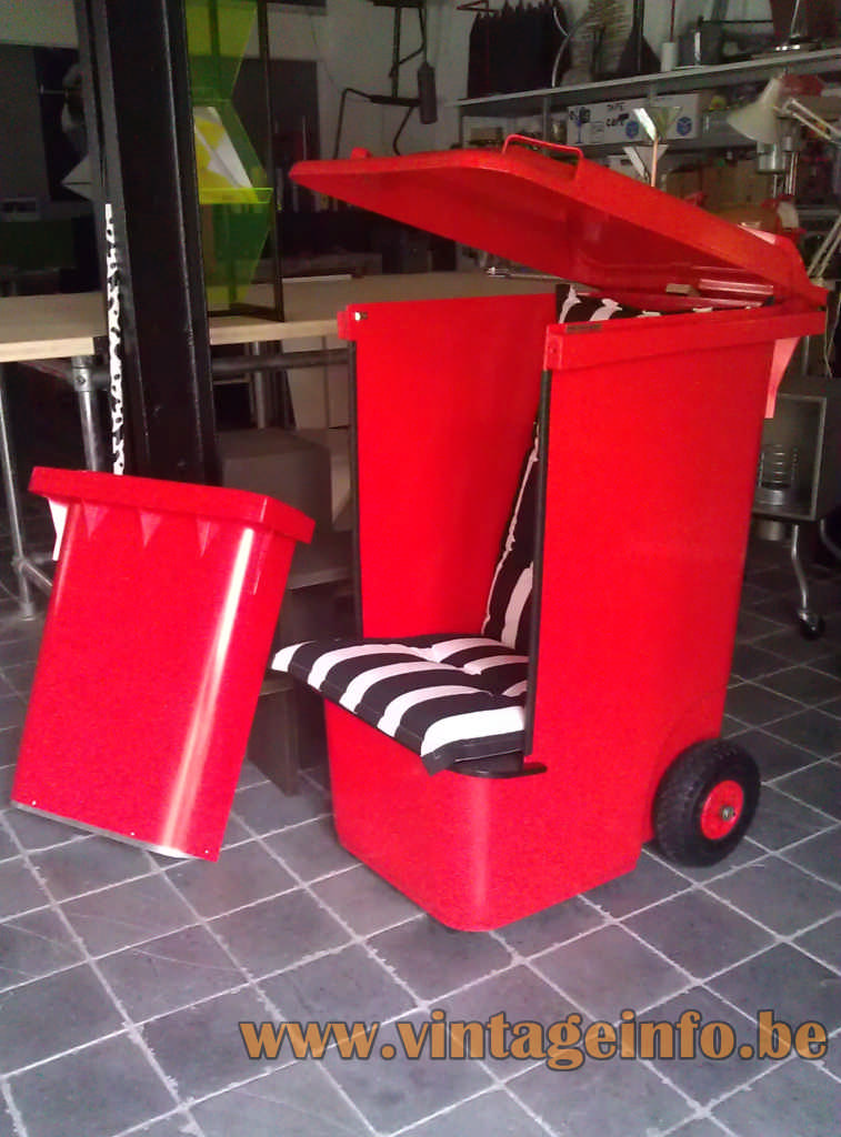 Hank Kwint Designer - Trash Can Chair (Kliko)