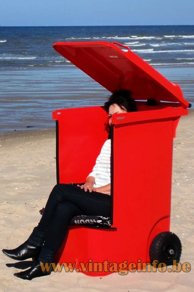Hank Kwint Designer - Trash Can Chair (Kliko) Beach