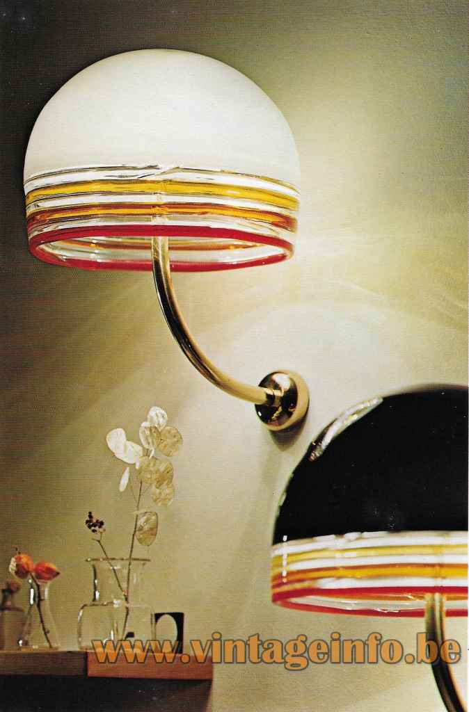 Leucos Febo Wall Lamp - 1970s Catalogue Picture