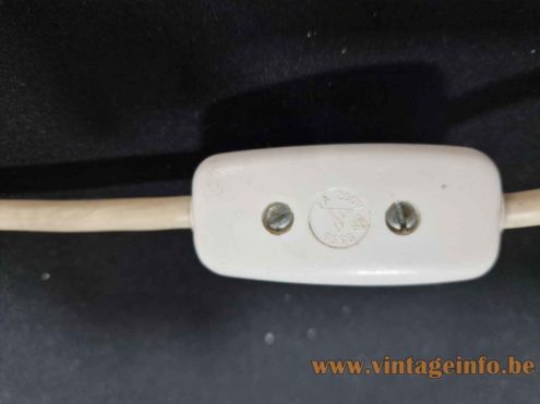 1970s Brumberg Table Lamp Switch Back
