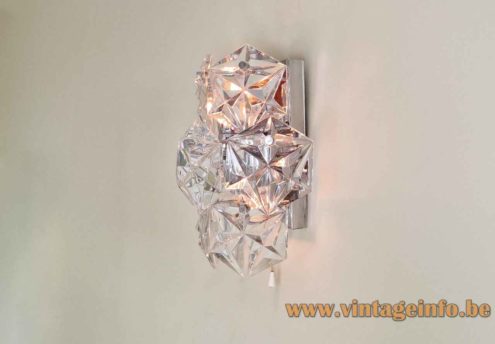 Kinkeldey Hexagonal Glass Wall Lamp 2