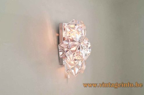 Kinkeldey Hexagonal Glass Wall Lamp 4