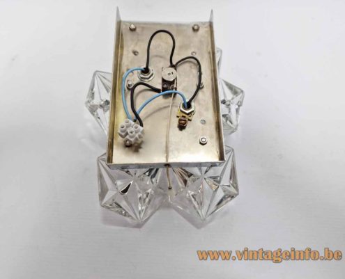 Kinkeldey Hexagonal Glass Wall Lamp 6