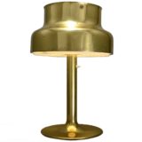 Ateljé Lyktan Bumling table lamp brass base & lampshade white plastic diffuser 1968 design: Anders Pehrson Sweden