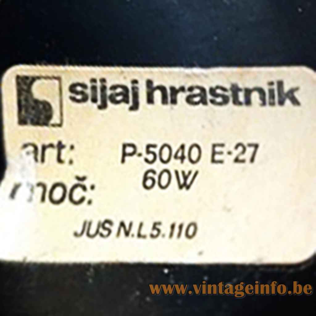 Sijaj Hrastnik Slovenië Label + Logo