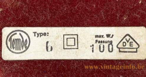 Temde Hat Table Lamp 6