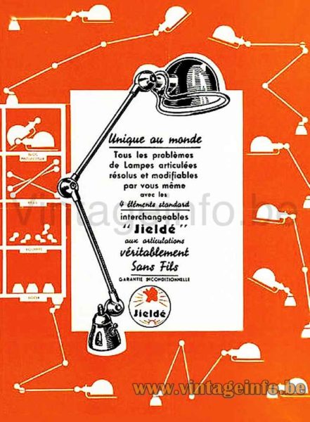 Jieldé La Standard Work Lamp - Old Publicity Picture