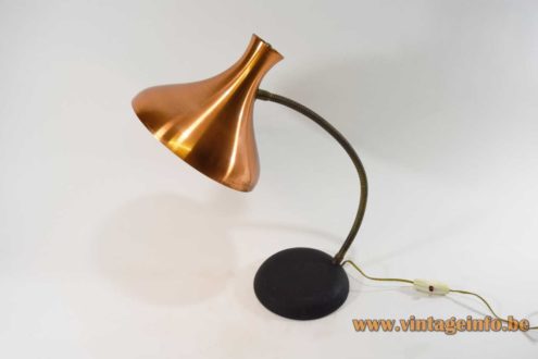 Copper Diabolo Desk Lamp 4