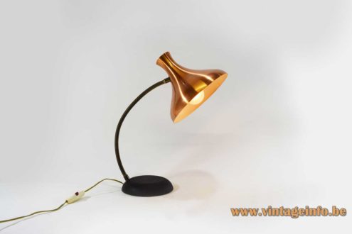 Copper Diabolo Desk Lamp 6