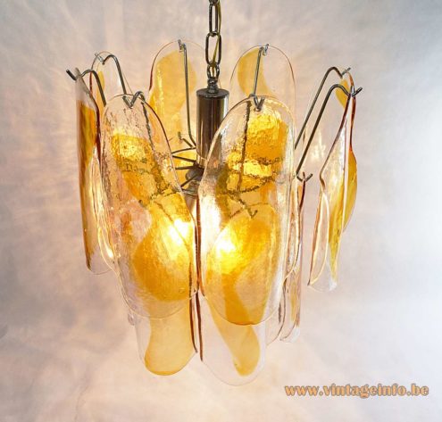 La Murrina Amber Glass Chandelier 1