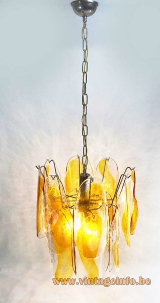 La Murrina Amber Glass Chandelier 2