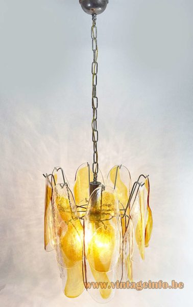 La Murrina Amber Glass Chandelier 3