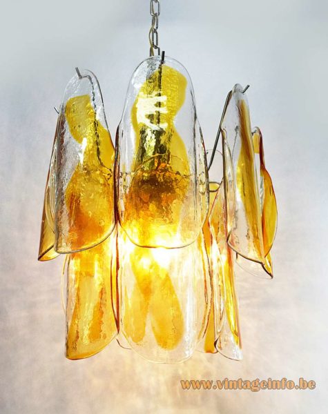 La Murrina Amber Glass Chandelier 4