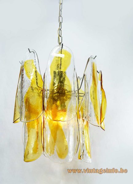 La Murrina Amber Glass Chandelier 5
