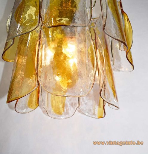 La Murrina Amber Glass Chandelier 6