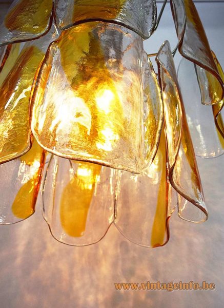 La Murrina Amber Glass Chandelier 7