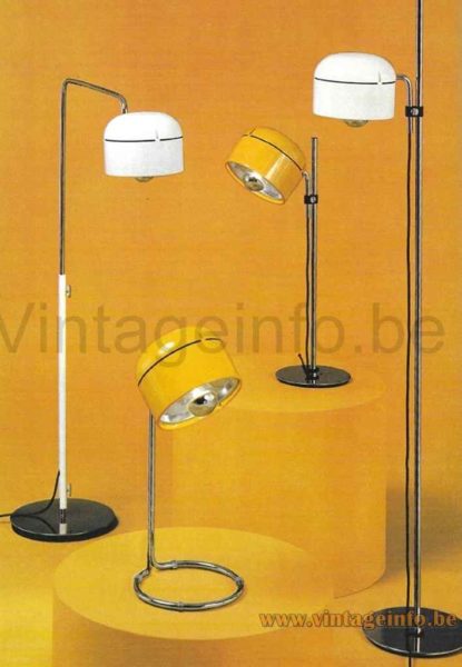 Staff Duo Floor Lamp - 1974 Catalogue Picture