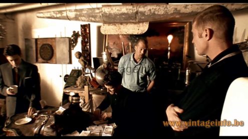 Spiral Kinetics table lamp used as a prop in the 1998 film Lock, Stock and Two Smoking Barrels
