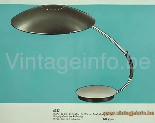 Kaiser Leuchten Desk Lamp 6775 - Catalogue Picture Model 6787