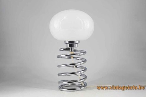 1980s Spiral Table Lamp 1