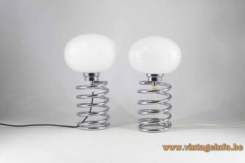 1980s Spiral Table Lamp 3