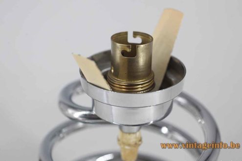 1980s Spiral Table Lamp 6