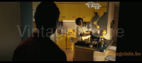 Poul Henningsen PH 5 pendant lamp set decoration 2025 American post-apocalyptic drama television series Fallout (S2E3)