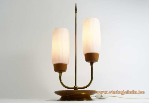 Ribbed Glass Table Lamp 5
