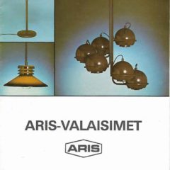 ARIS 1970s Lighting Catalogue Finland Suomi