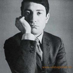 Ennio Lucini Cespuglio Table Lamp photo of Ennio Lucini himself