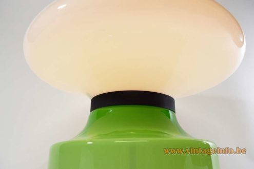 Green White Glass Table Lamp 6