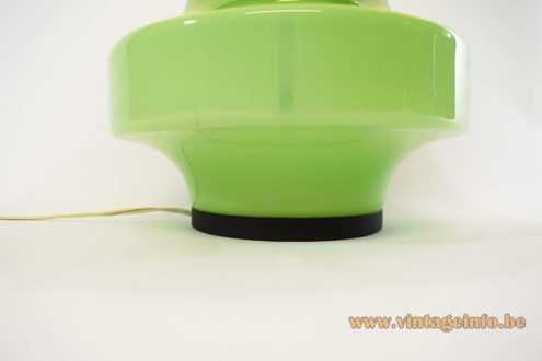 Green White Glass Table Lamp 7