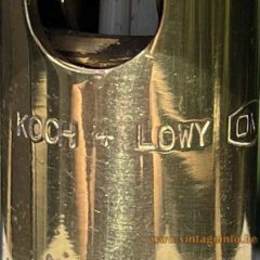 Koch + Lowy and OMI stamp - OMi is a German company that made the joint