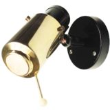 Lita spotlight wall lamp Lirolita square paper Zodiaque Lita label 1960s, 1970s, France