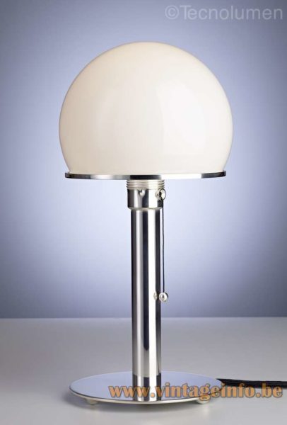 Wagenfeld Bauhaus Table Lamp - Tecnolumen Catalogue Picture Model WA24
