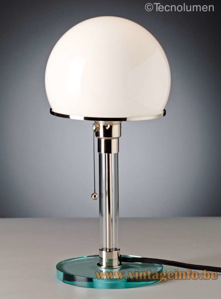 Wagenfeld Bauhaus Table Lamp - Tecnolumen Catalogue Picture Model WG 24