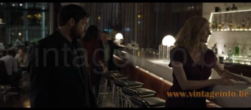 Wagenfeld Bauhaus table lamp prop 2019 thriller film The Operative starring: Diane Kruger & Martin Freeman