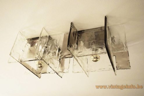 AV Mazzega Ghiaccio Ceiling Lamp LP 256 2