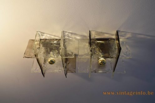 AV Mazzega Ghiaccio Ceiling Lamp LP 256 5