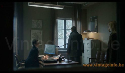 Fog & Mørup President desk lamps prop 2018 Swedish-Danish crime televison series The Bridge season 4 episode 3