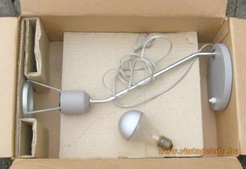 Philips Romeo Table Lamp - Box complete with 100 watt silver tipped light bulb