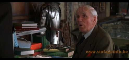 Arteluce Tango desk lamp used as a set decoration in the 1999 spy action film The World Is Not Enough, James Bond 19the film