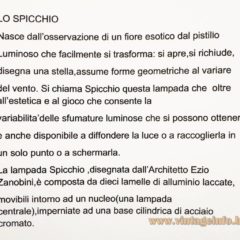 Ezio Zanobini Spicchio Table Lamp - Italian Text - Lo Spicchio