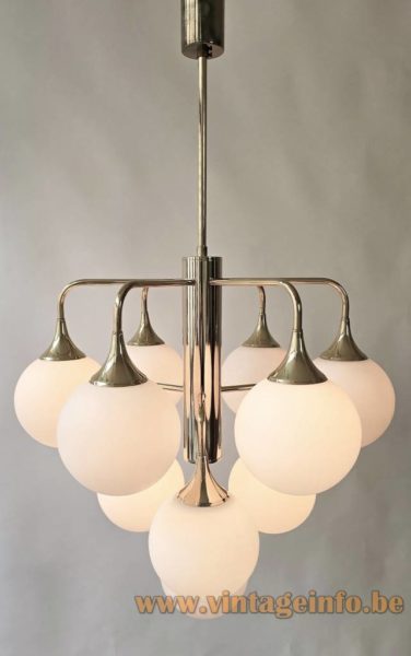 1970s Boulanger Globes Chandelier 1