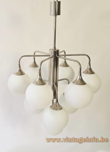 1970s Boulanger Globes Chandelier 5