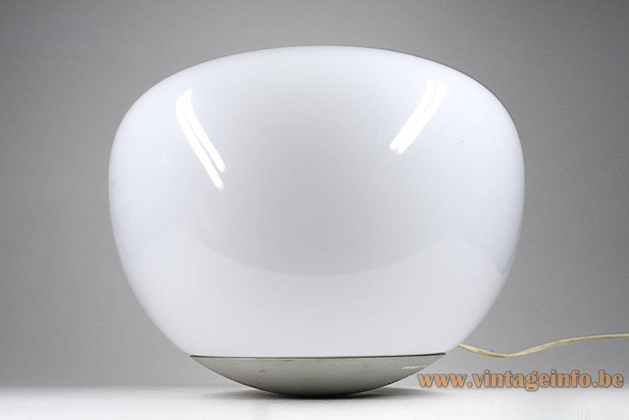 IKEA Jonisk Floor Lamp - Design: Carl Öjerstam, Sweden IKEA Jonisk floor lamp white plastic oval globe style lampshade silver bottom design: Carl Öjerstam Sweden made in China