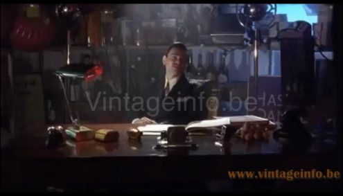 JUMO Model 71 desk lamp used as a set decoration in the British detective drama television series Foyle's War 2002-2015 season 2 episode 2 