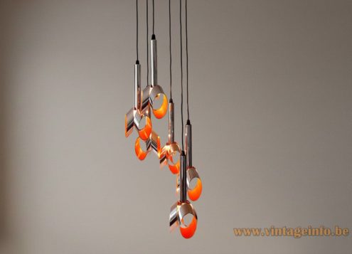 Massive Oval Rings Pendant Chandelier 2