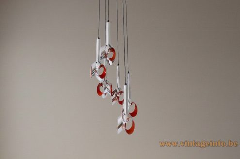 Massive Oval Rings Pendant Chandelier 4